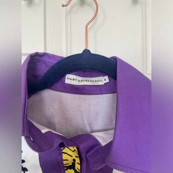 Mary Katranzou colorful equestrian fashion statement button down blouse | 8 - Picture 4 of 8